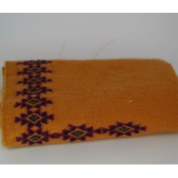 Tapis margoum jaune artisanal